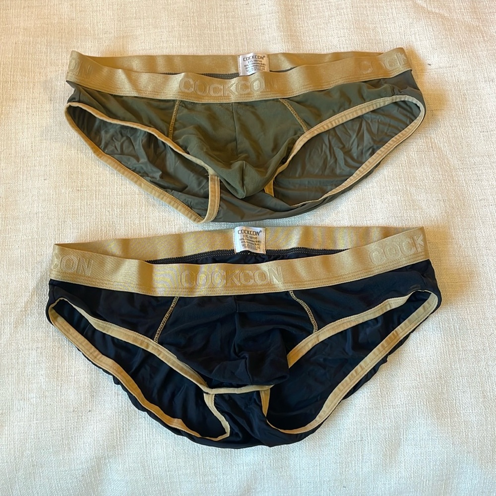 Men’s M Cockcon mesh briefs lot